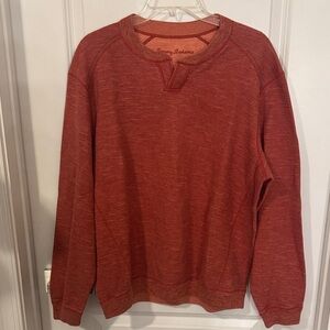 Tommy Bahama Men's Brick Red Crewneck Sweater